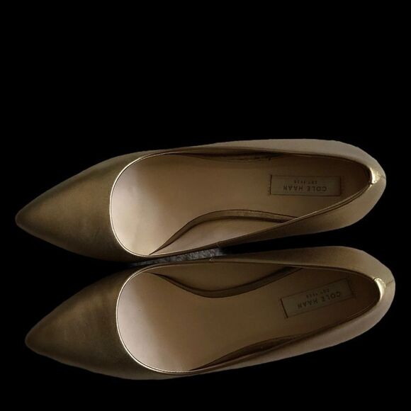 Cole Haan Shoes - Cole Haan Gold Wedges 7M